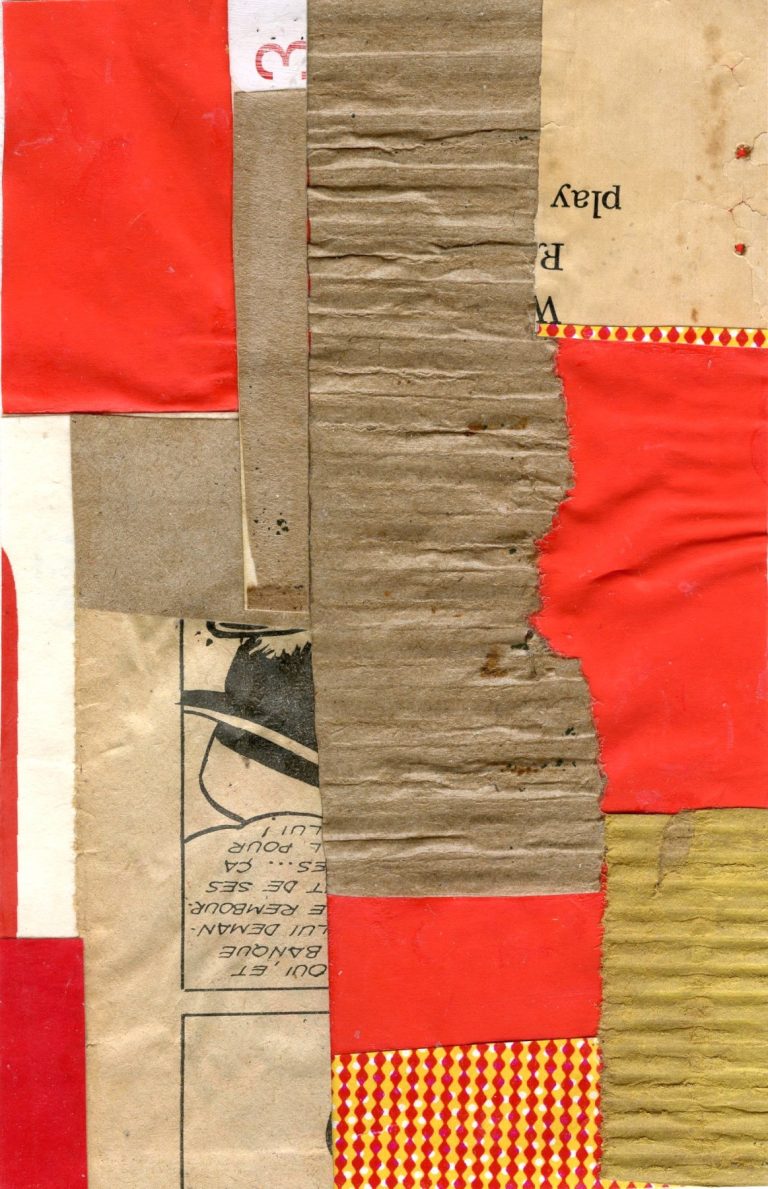 OM.2020.060 - Rosalia Touchon - collage on paper - 6.75 x 4.25 inches-book